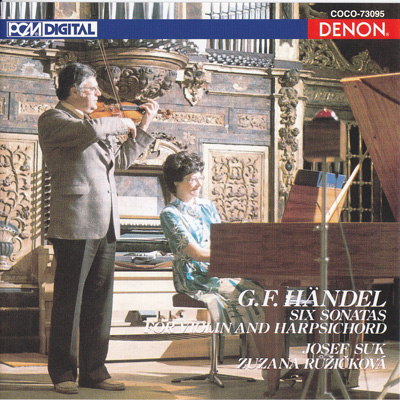 G.F.Handel - Six sonatas for violin and harpsichord.