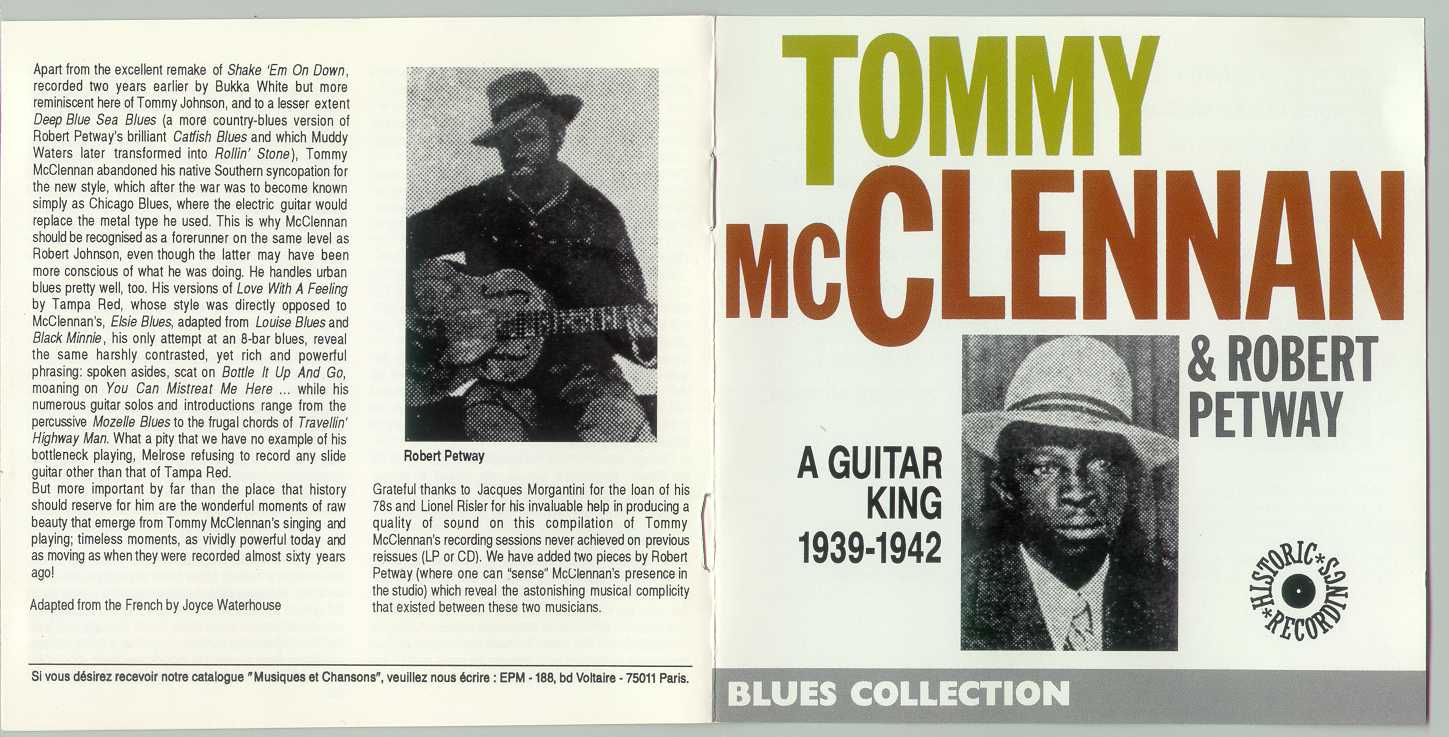 Tommy Mc Lennan - A Guitar King 1939 - 1942