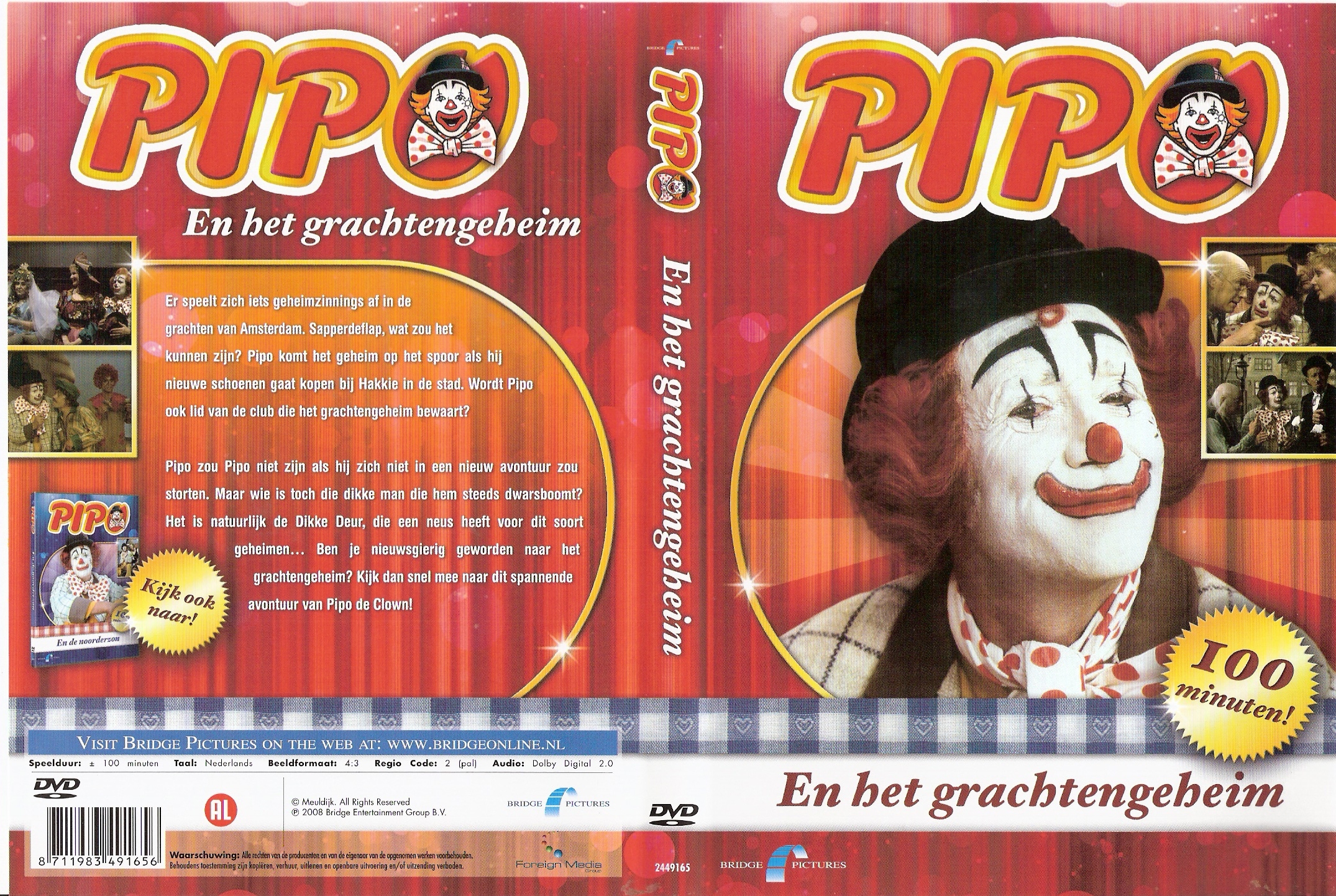 REPOST Pipo de Clown en het grachtengeheim 1975