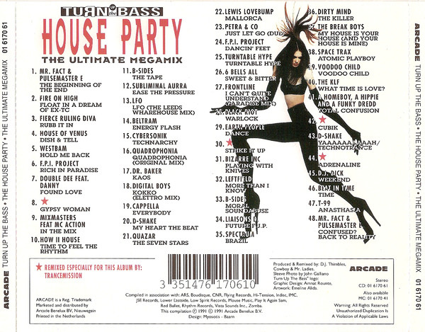 House Party - The Ultimate Megamix (1991) wav+mp3