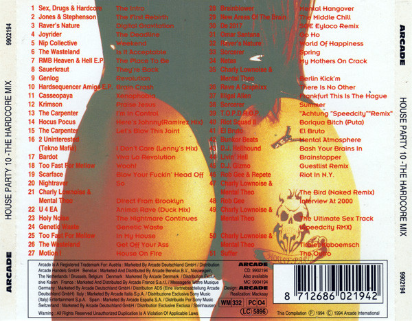 House Party 10 - The Hardcore Mix (1994) wav+mp3