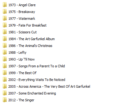 Art Garfunkel - 15 Albums