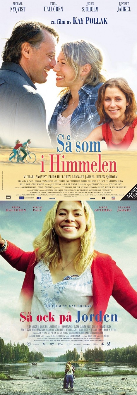 Så som i himmelen (2004) en het vervolg Så ock på Jorden (2015) 1080p Webrip