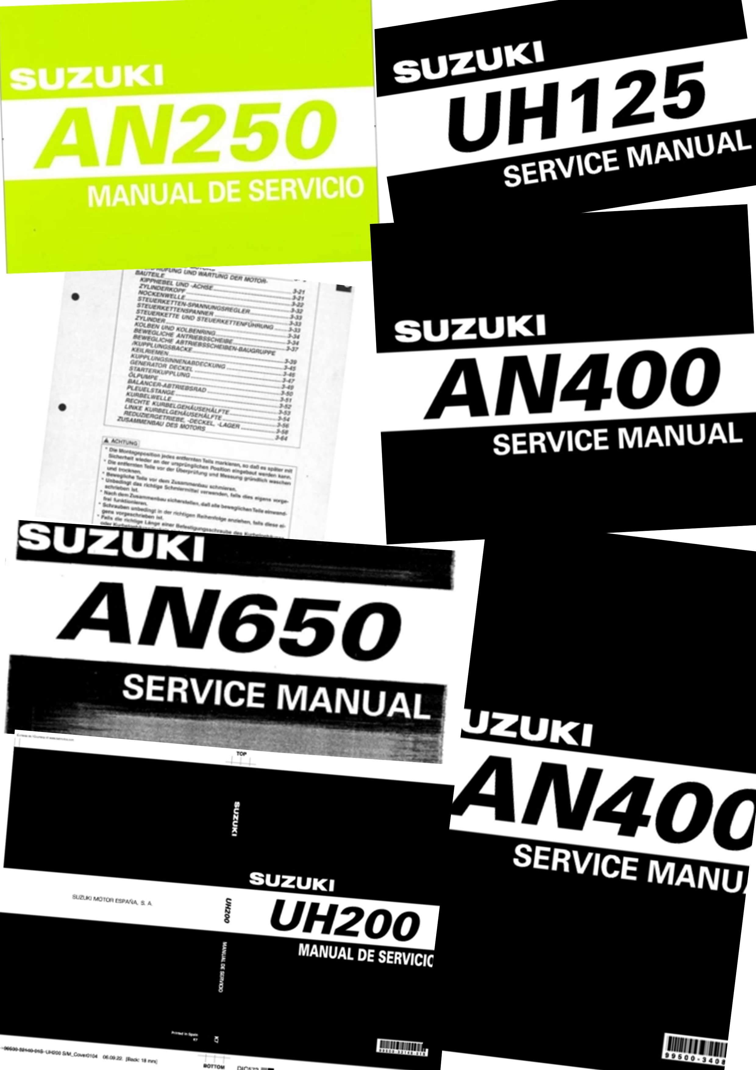 Suzuki Burgman Service Manuals