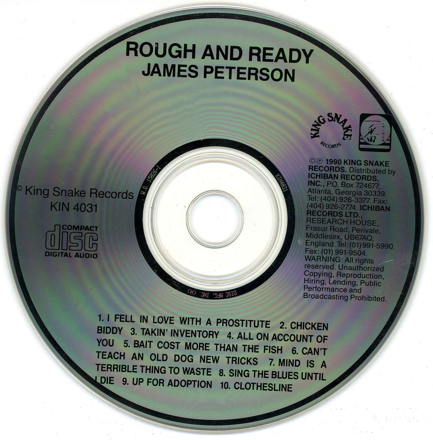James Peterson - 1990 - Rough And Ready