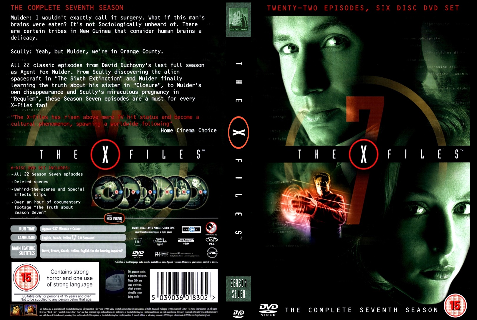 The X-Files seizoen 7 DVD9 versie