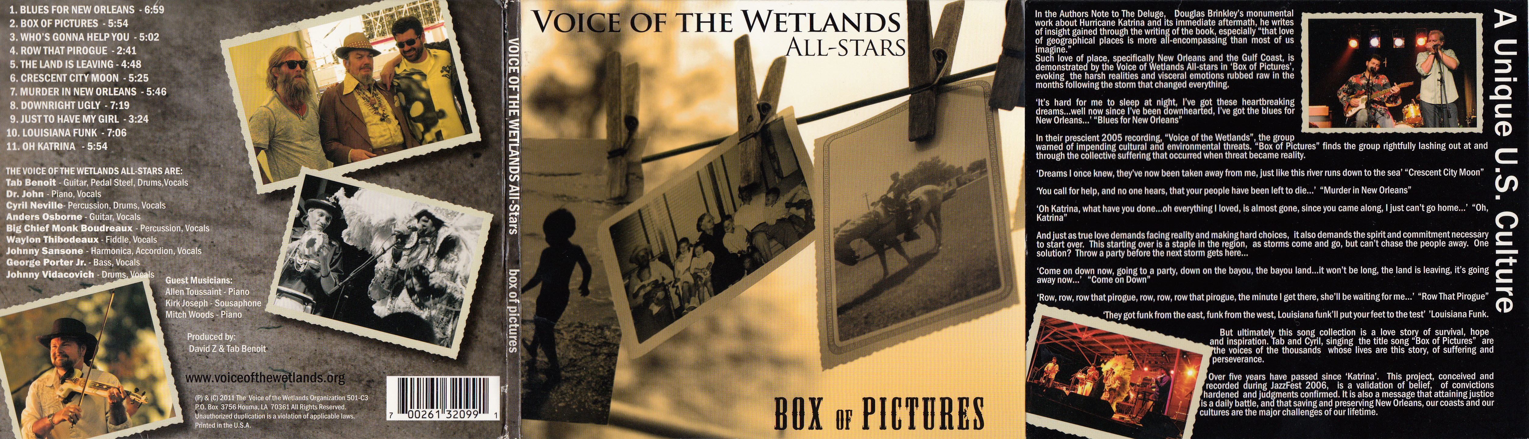 Tab Benoit Voice Of The Wetlands All-Stars 2011 - Box Of Pictures