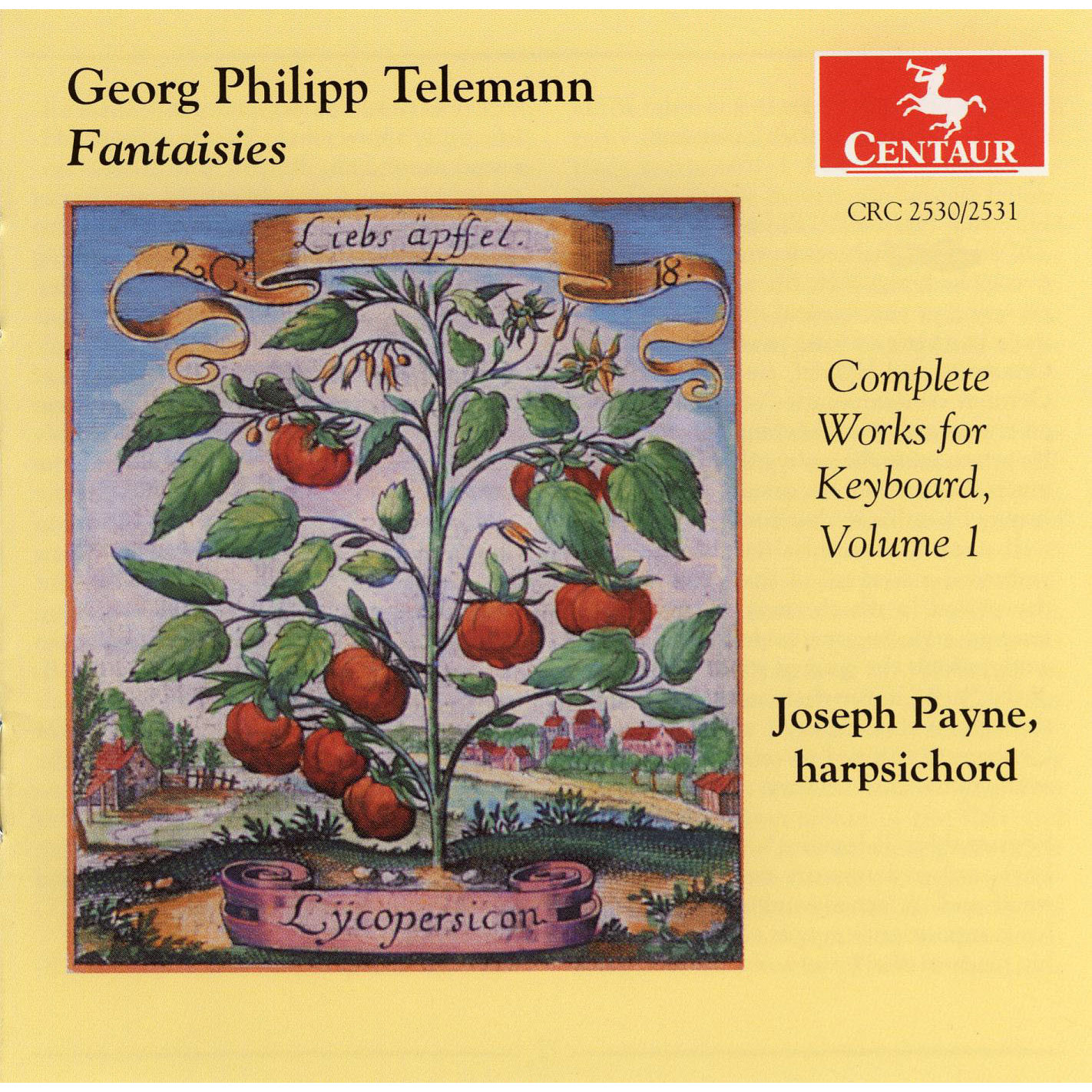 Telemann - Fantasies - Joseph Payne, harpsichord 2CDs equiv