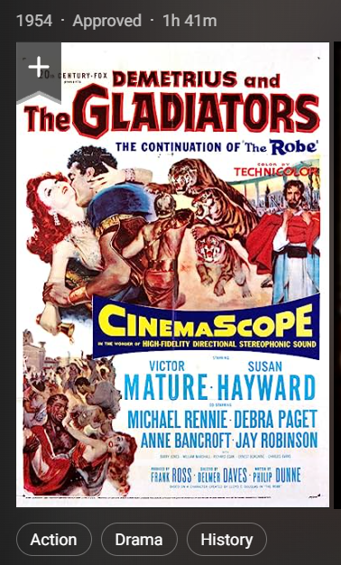 Demetrius and the Gladiators 1954 1080p BluRay x265 -NLSubs-S-J-K