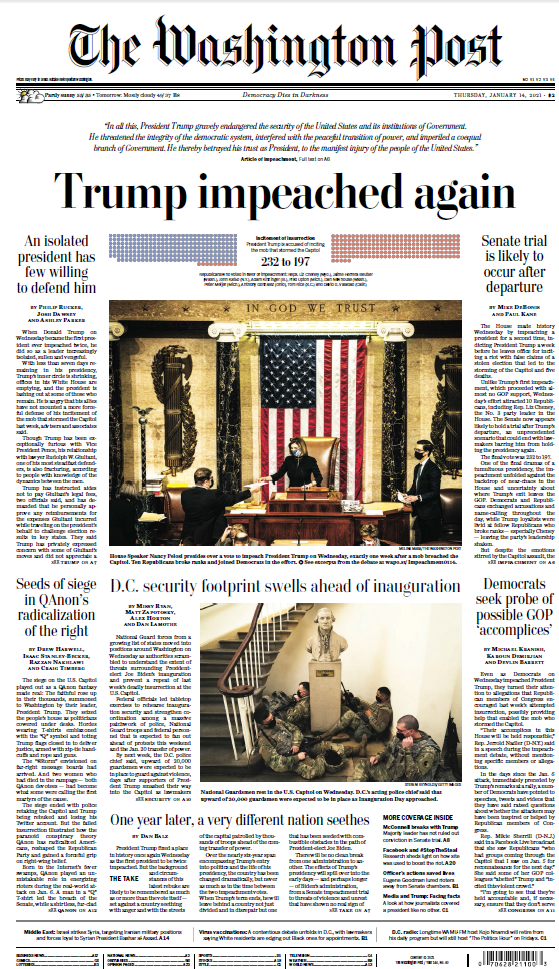 The Washington Post - Year 144 Issue 040 [14 Jan 2021]