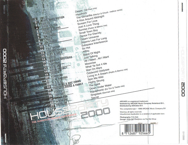 Houseparty 2000 - The Subspace Trance Experience (1998) wav+mp3