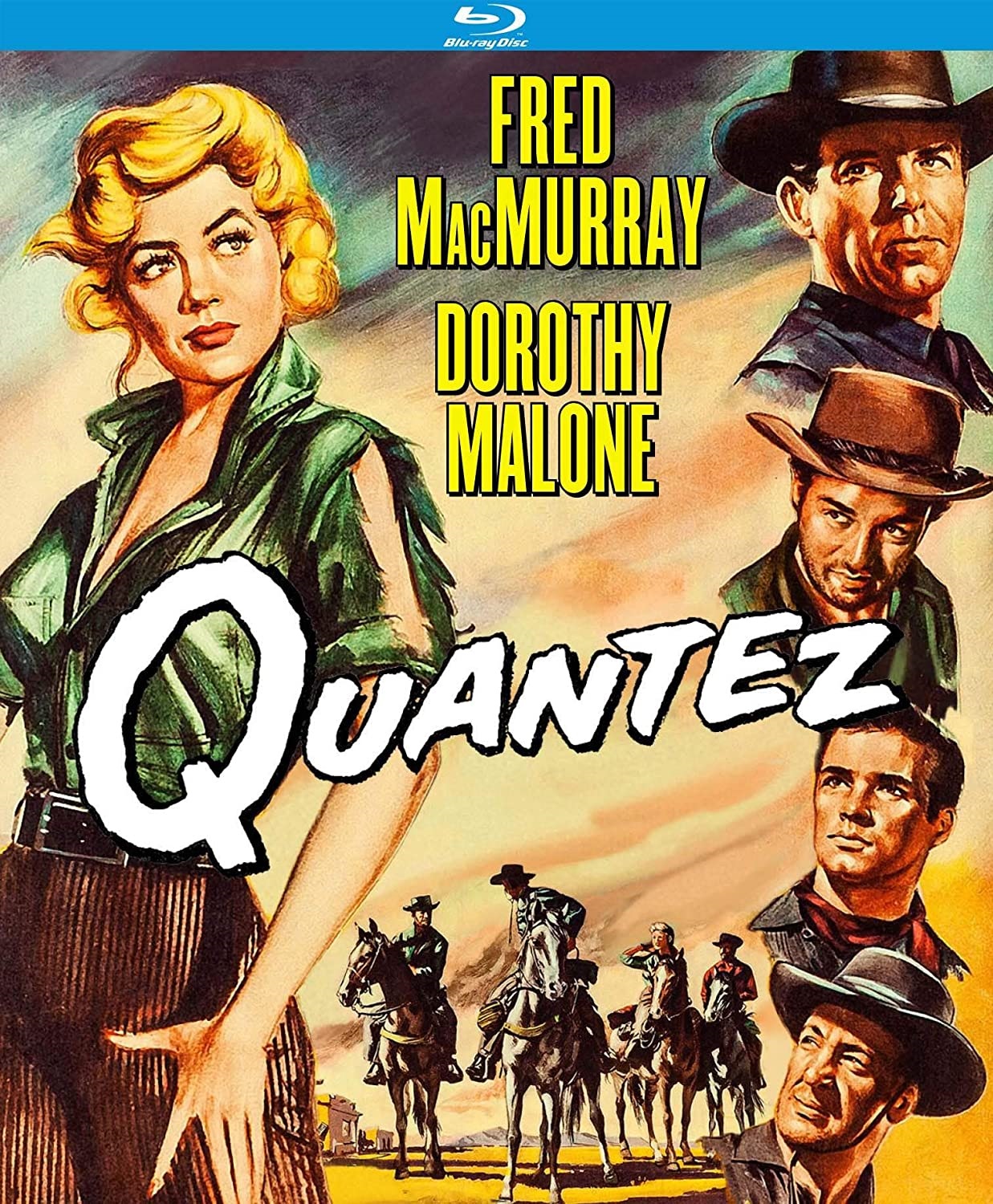 QUANTEZ (1957) western dvd