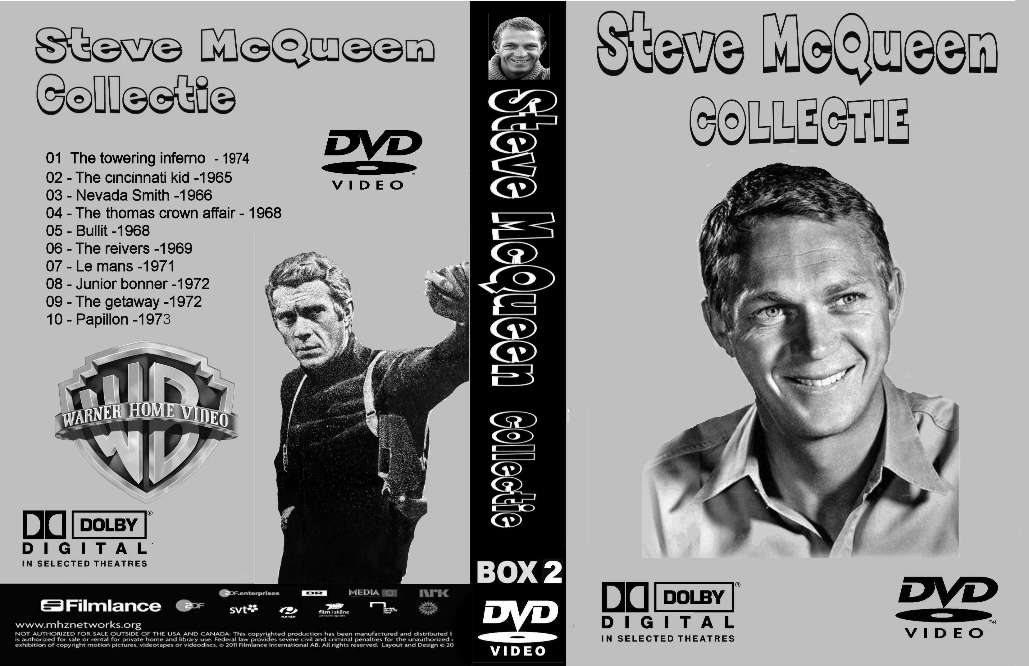 Steve McQueen Collectie Box 2 DvD 10 van 10