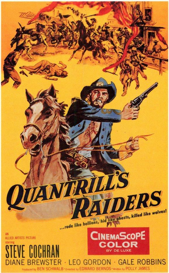 QUANTRILL RAIDERS (1958) dvd western
