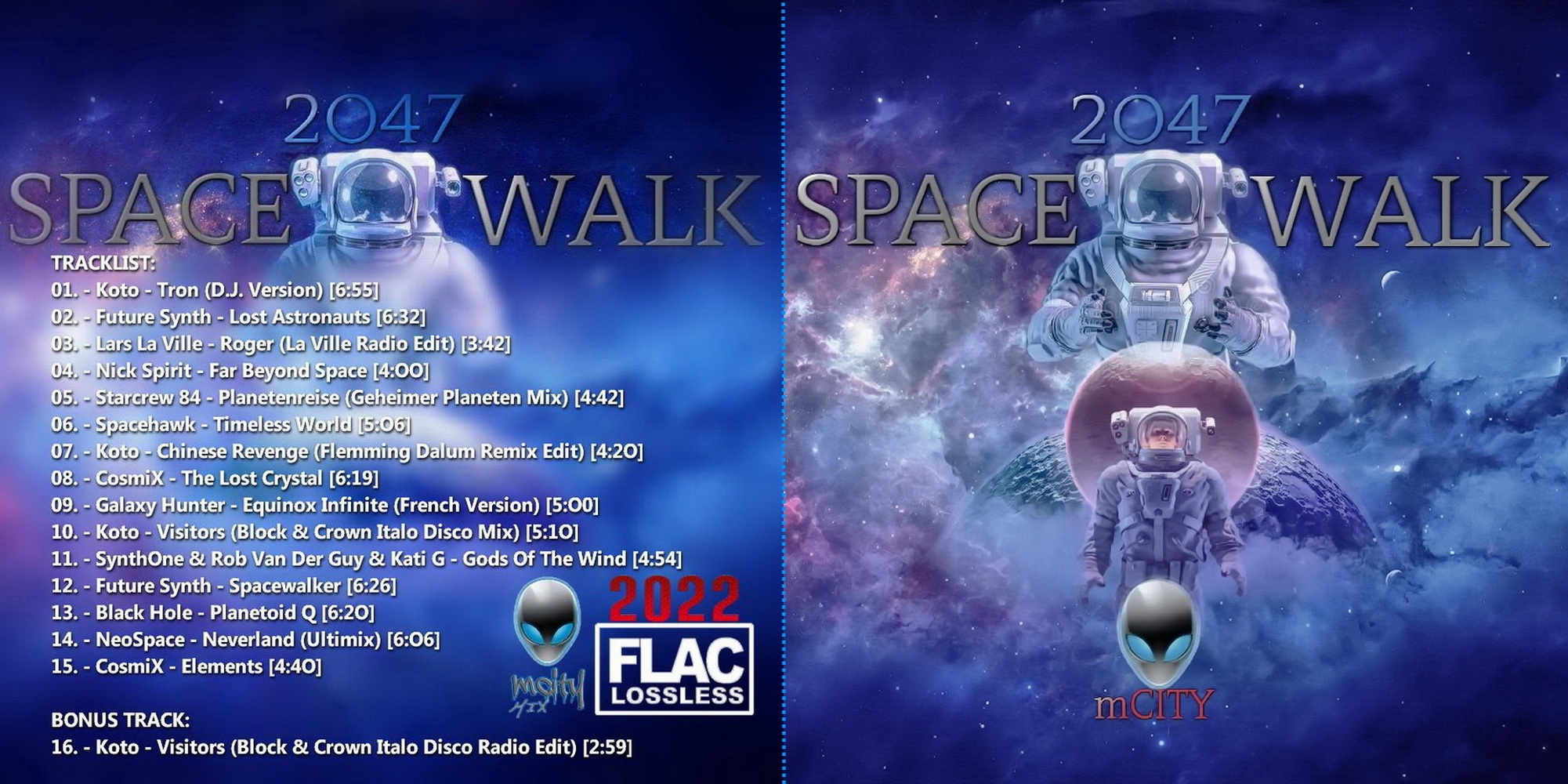 2047 Spacewalk (2022) MP3 320Kbit Electronic Retrowave Spacesynth