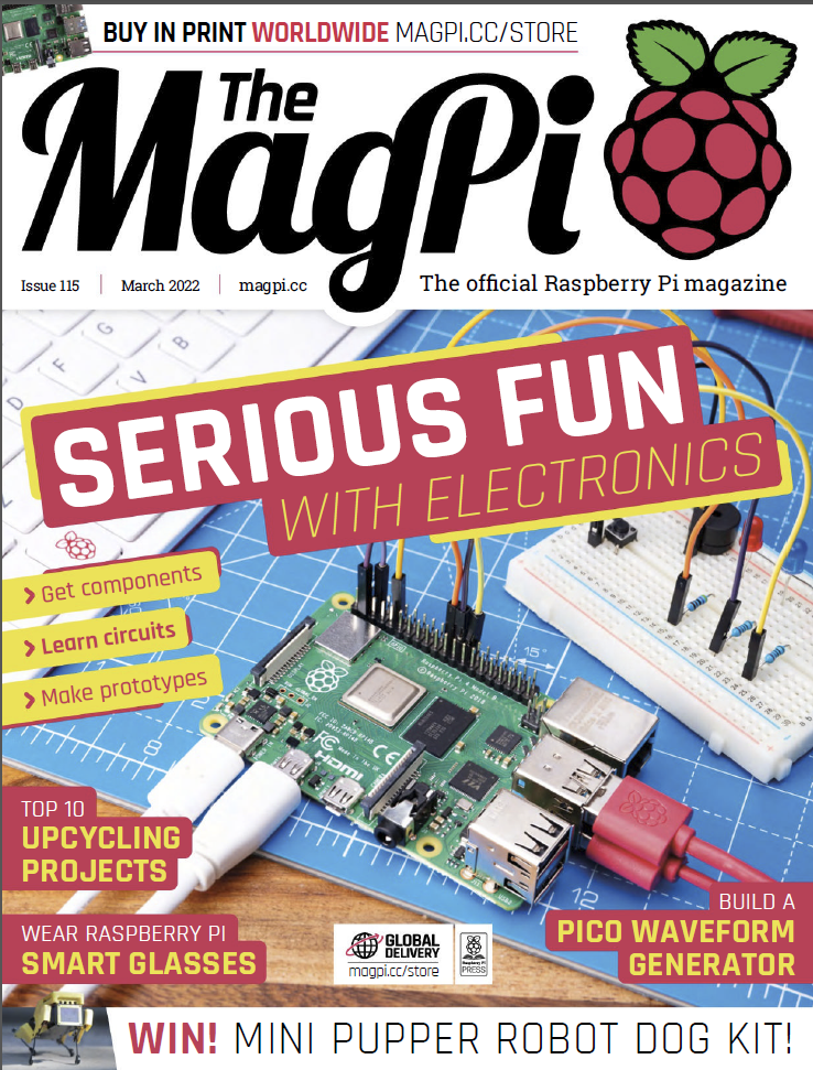 The MagPi - Issue 115, March 2022