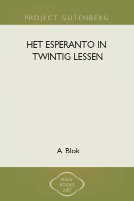 A. Blok - Het Esperanto in Twintig Lessen