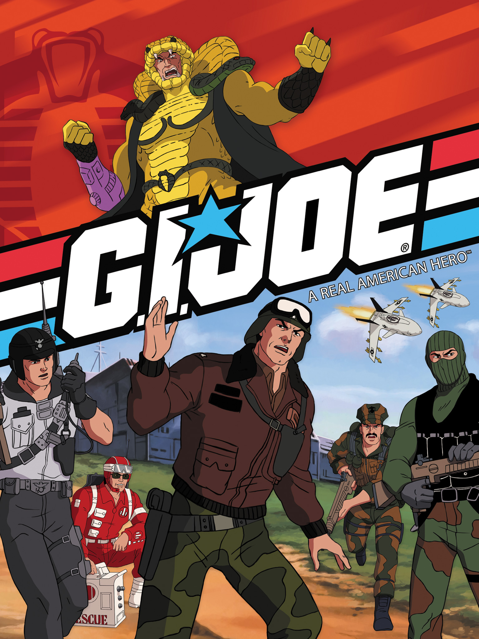 G.I. Joe (1983 - 1986) Full animated series S1 en S2 compleet.
