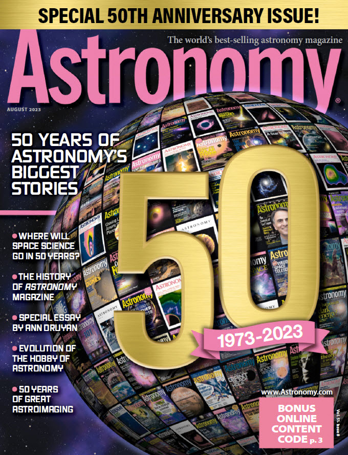 Astronomy Magazine August 2023 Special 50th anniversary issue