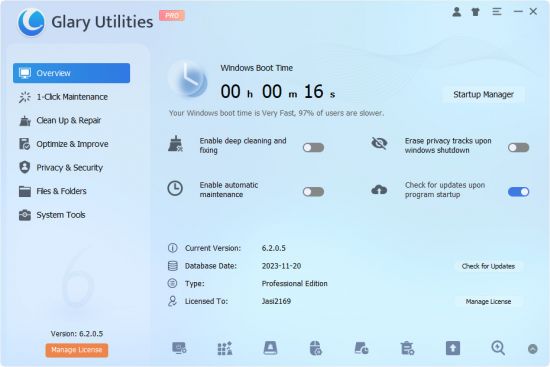 Glary Utilities Pro v6.2.0.5 Multi