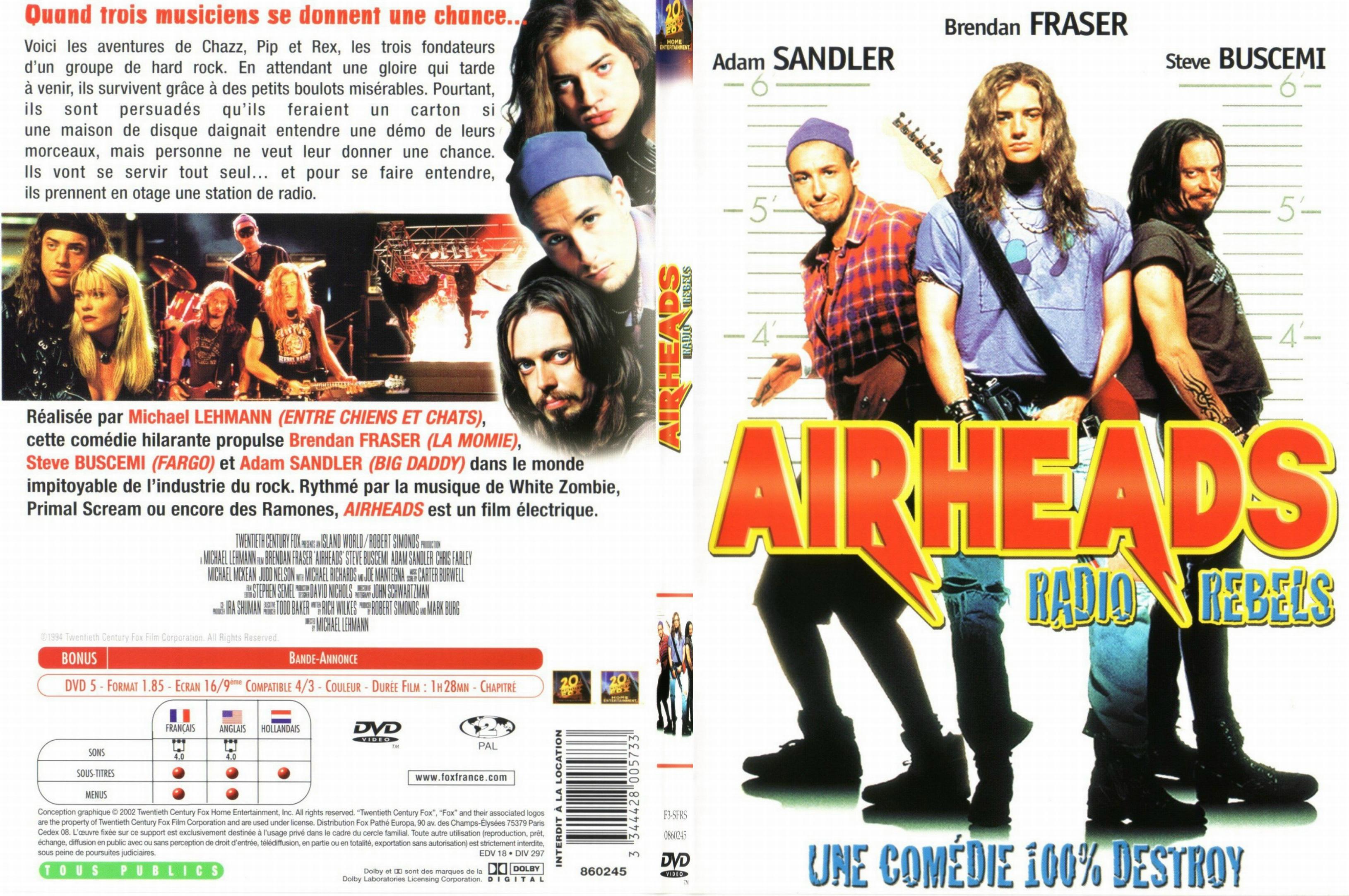 1. Airheads (1994) - Adam Sandler Collectie 1 van 32
