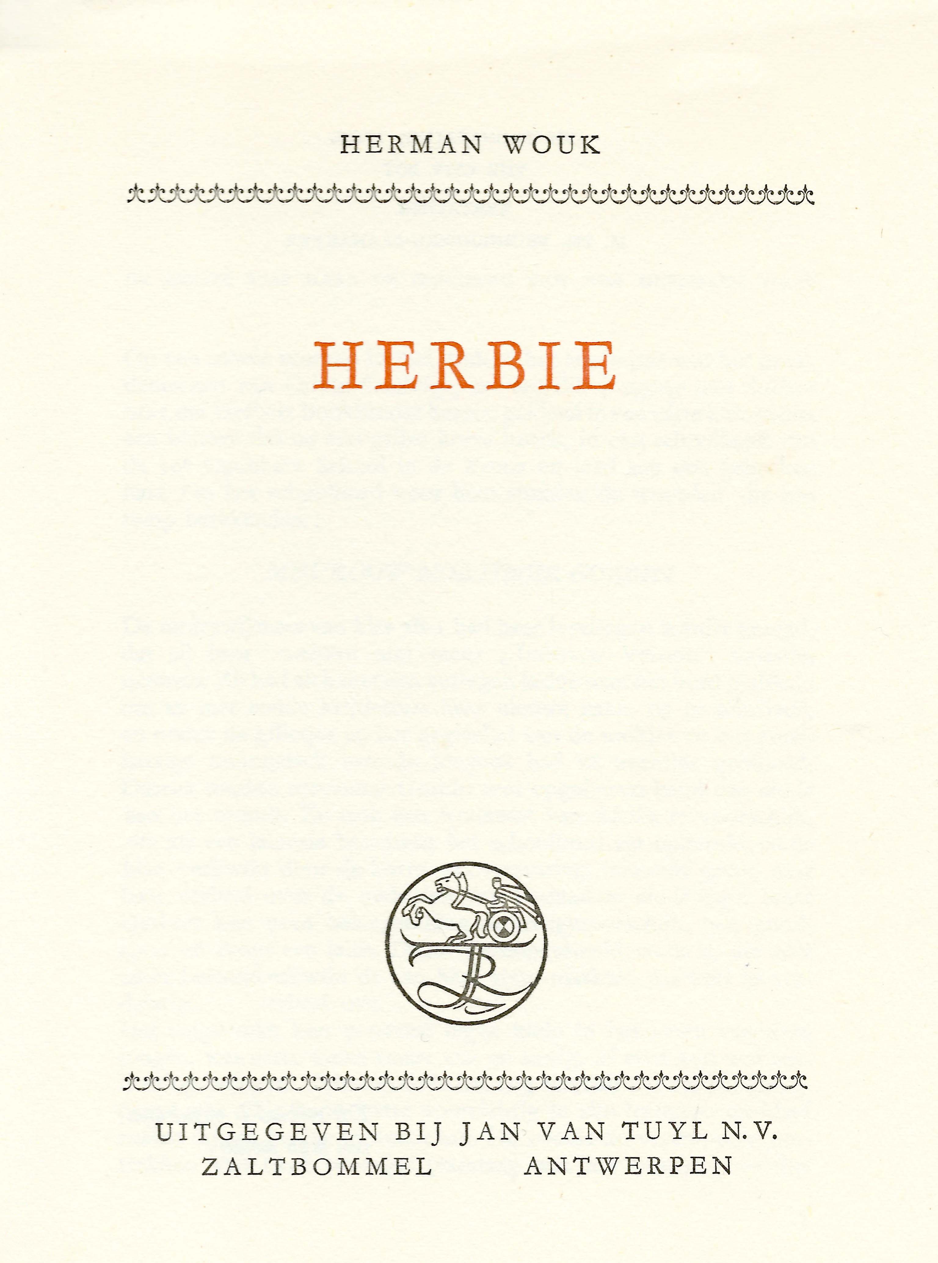 Herman Wouk - Herbie