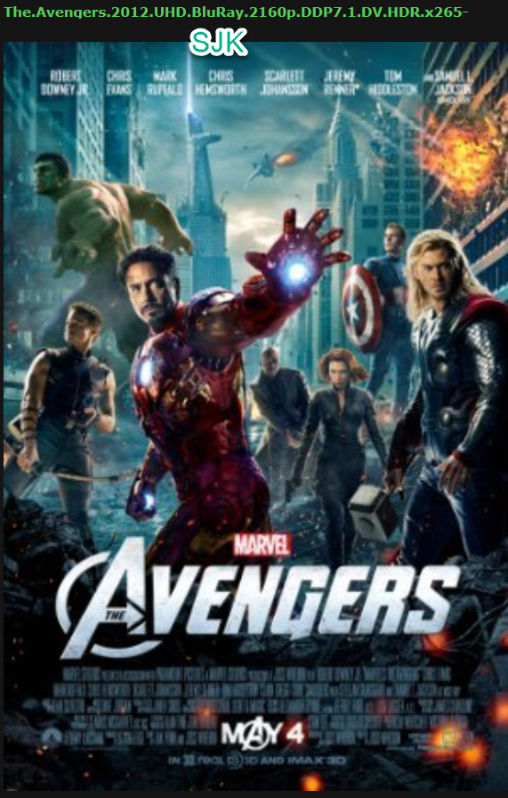 The Avengers 2012 UHD BluRay 2160p DDP7 1 DV HDR x265-NLSubs(R)-S-J-K