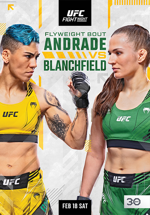 UFC FIGHT NIGHT 219 Andrade VS Blanchfield