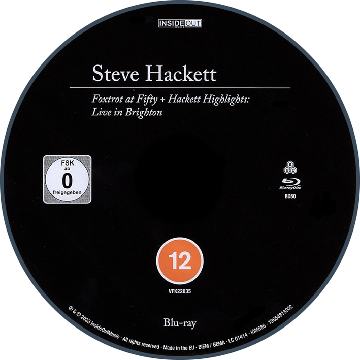 Steve Hackett - Foxtrot At Fifty + Hackett Highlights Live In Brighton
