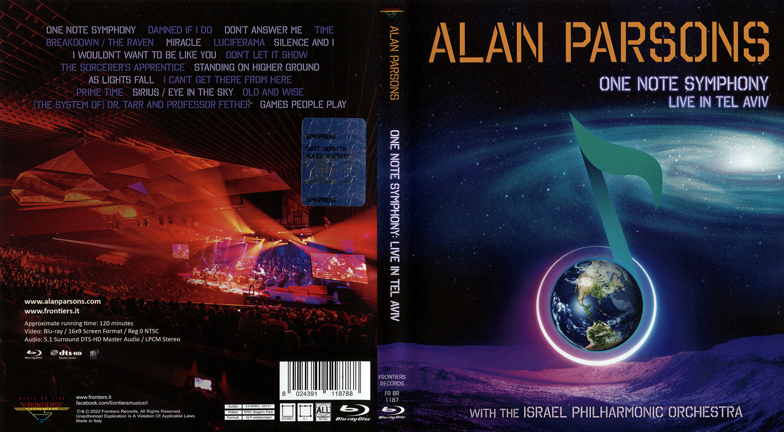 Alan Parsons - One Note Symphony - Live in Tel Aviv (2022)