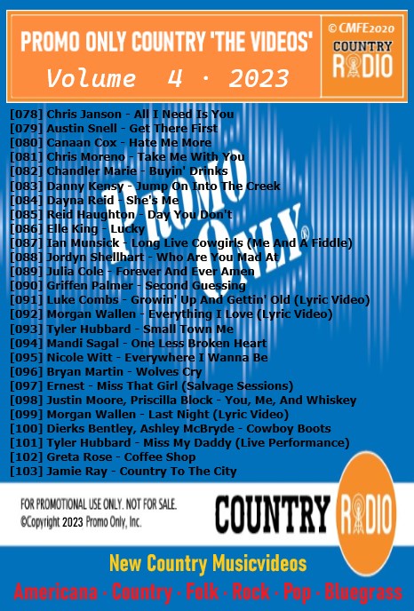 Promo Only Country 'The Videos' 2023-04 + 05 [MP4-COUNTRY]