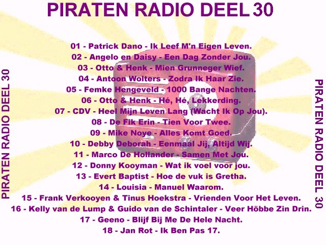 Piraten Radio Deel 001 Tot Deel 030