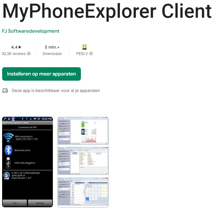 MyPhoneExplorer Setup 2.0
