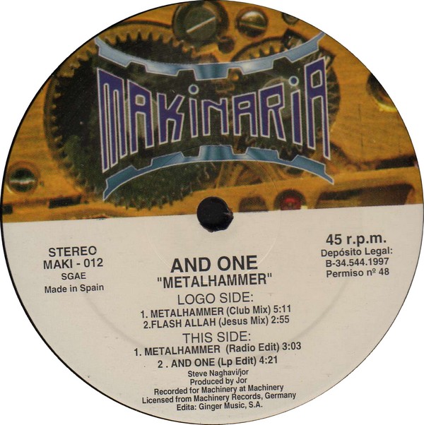 MAKI-012 And One - Metalhammer-(MAKI-012)-Vinyl-1997-BC