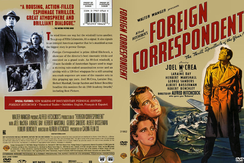 Forreign correspondent 1940 Alfred Hitchcock