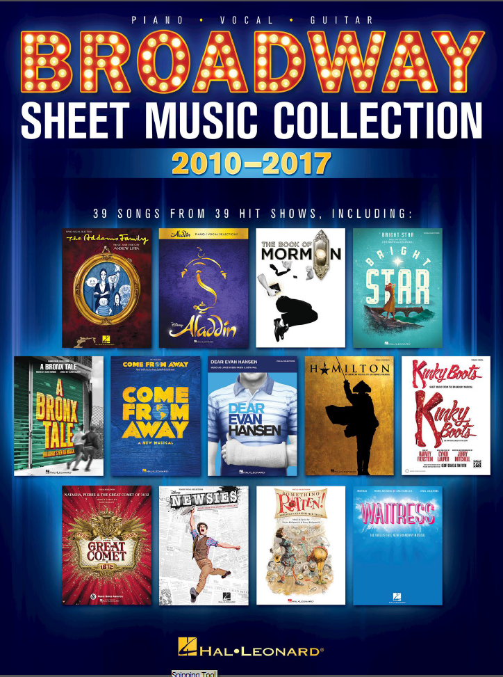 Broadway Sheet Music Collection 2010-2017 [2018]