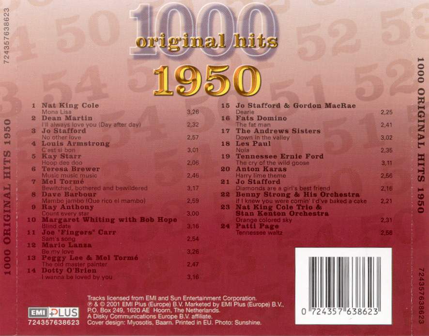 00 Original Hits 1950