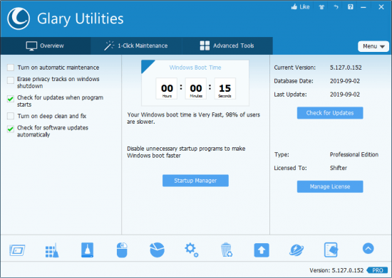 Glary Utilities Pro v6.2.0.5