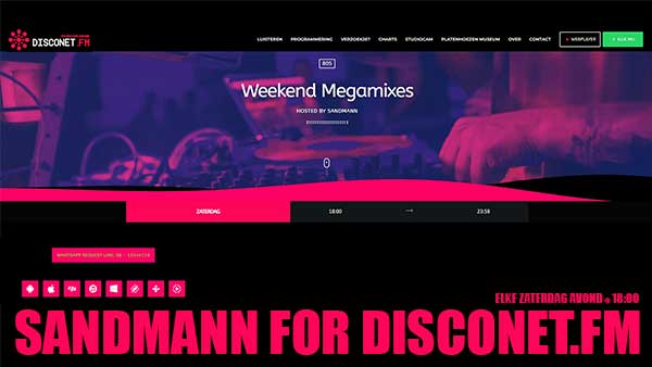 Disconet.fm - Weekend Megamixes by Sandmann