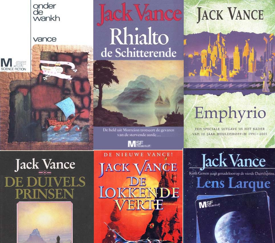 Jack Vance boeken voor de SF liefhebber