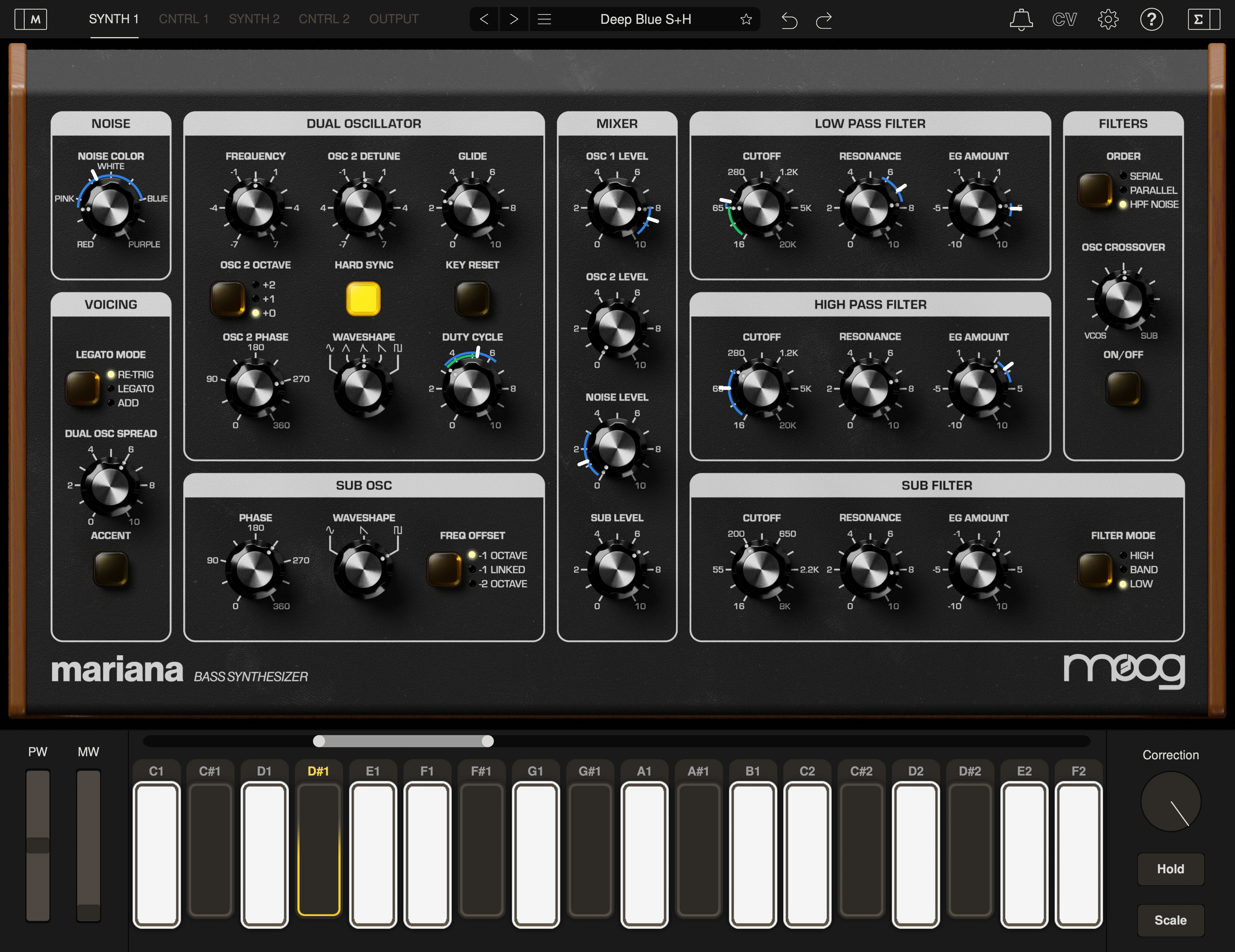 Moog Mariana Bass synthesizer 1.1.0