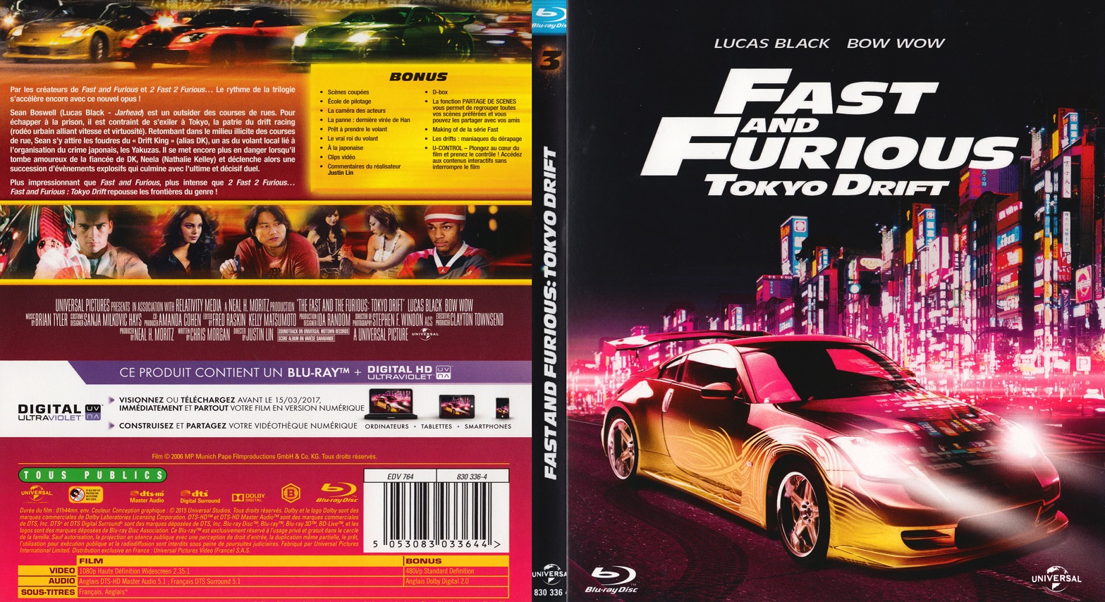 The Fast and The Furious Tokio Drift (2006) Bluray