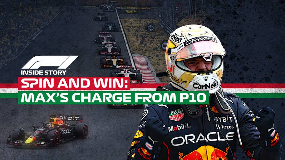 Spin and Win. Max's charge from p10