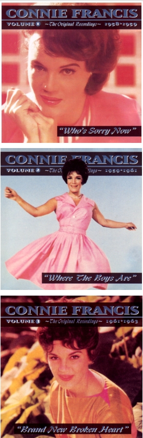Connie Francis - The Original Recordings-Vol.1,2 en 3 in DTS-wav (OV)