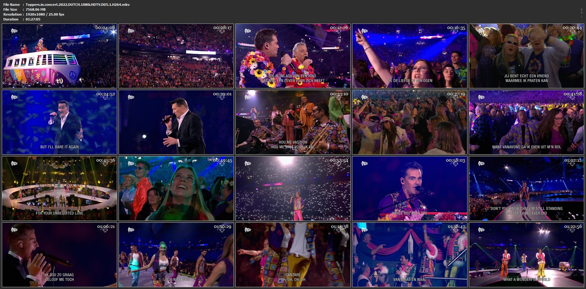 Toppers in concert 2022 DUTCH 1080i HDTV