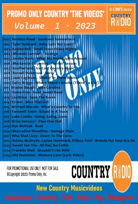 Promo Only Country 'The Videos' 2023-01 [MP4-COUNTRY]