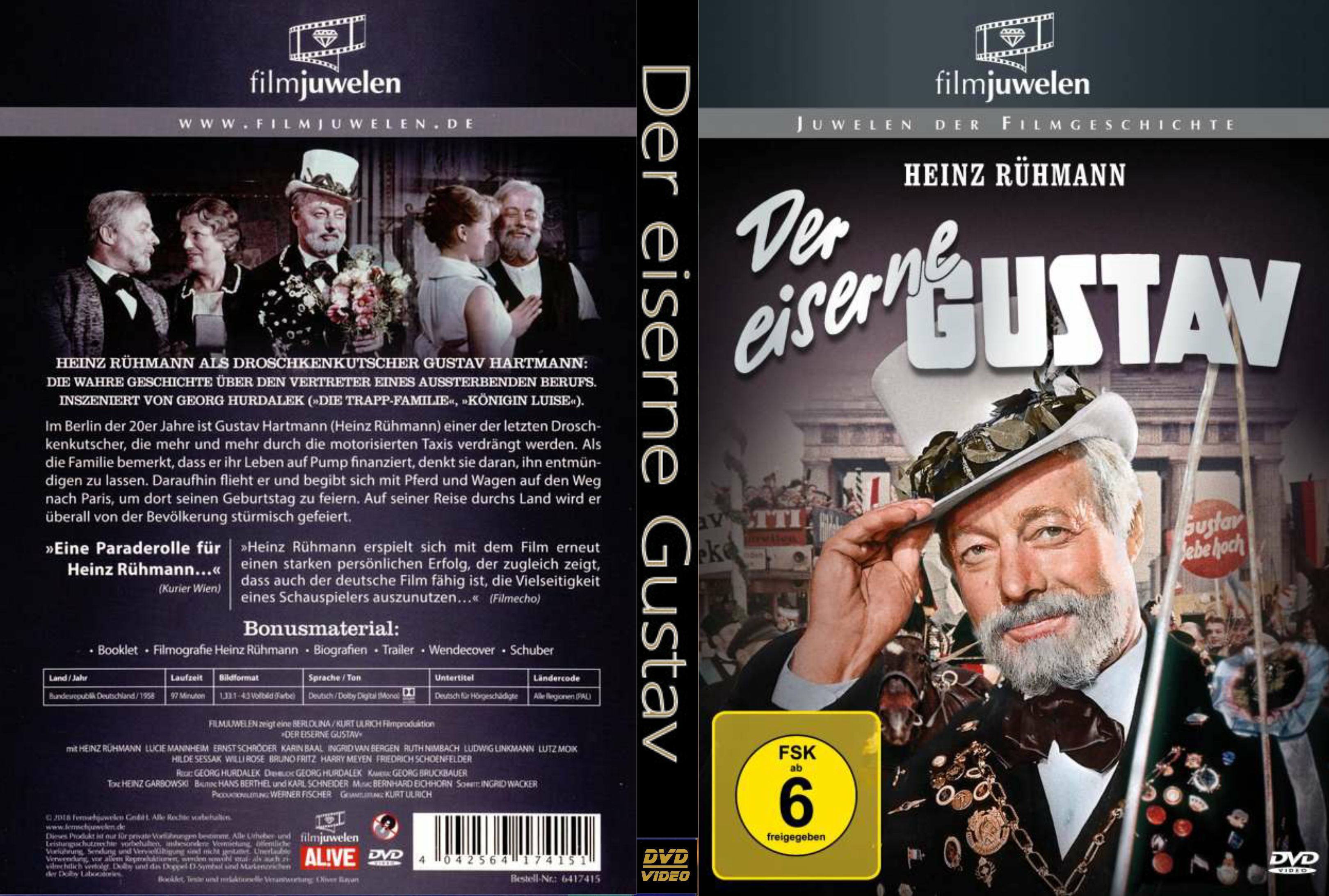 Der eiserne Gustav 1958 Heinz Ruhmann REMASTERED