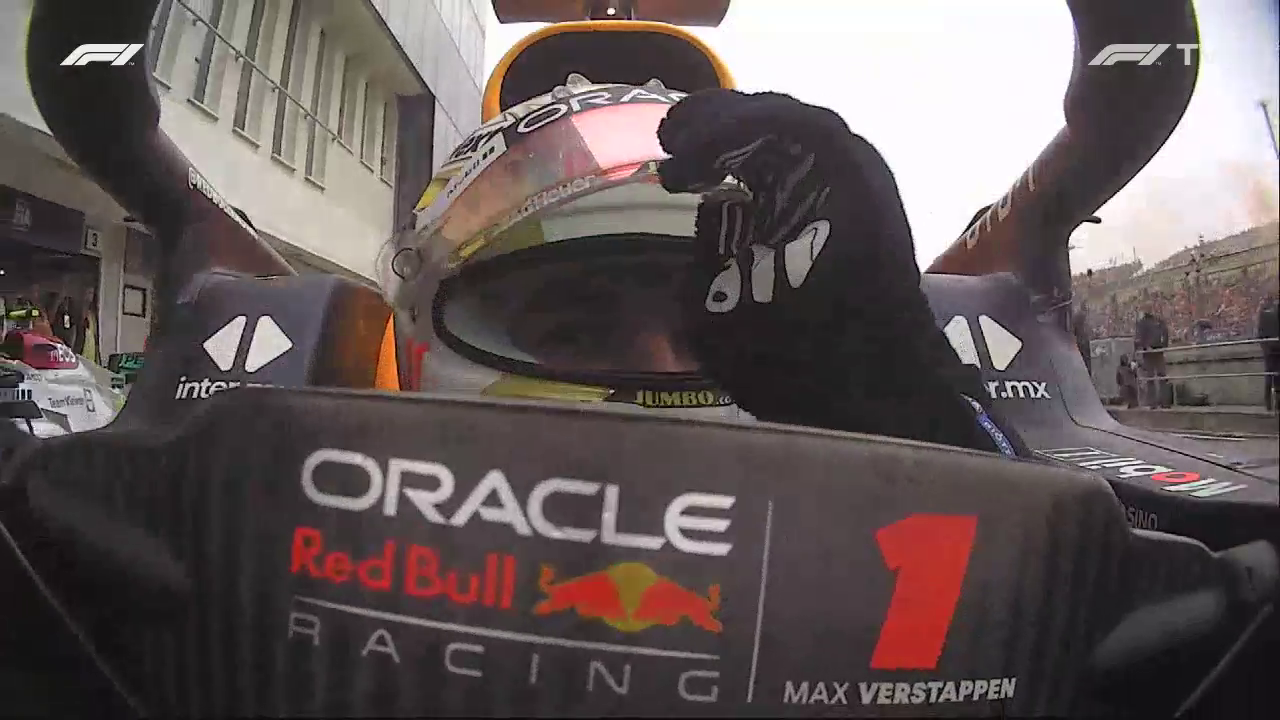 F1 Max Verstappen On-Board Camera GP Hongarije 2022
