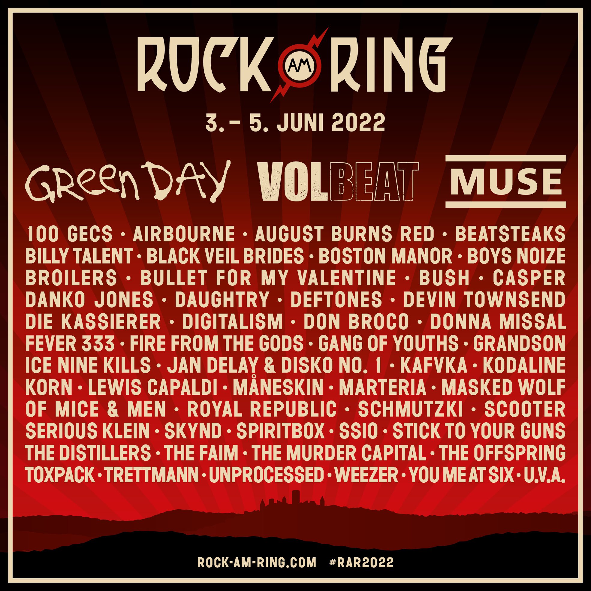 Muse - Rock Am Ring (2022) HDTV, 1080i FEED H264