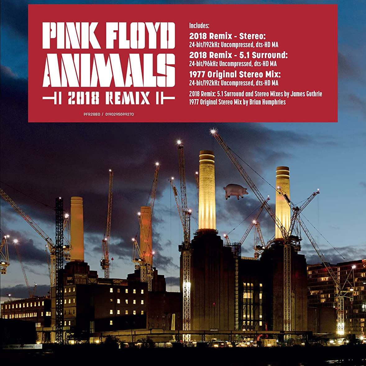 Pink Floyd - Animals (Original 1977 mix and 2018 Remix) (2022) Blue-Ray Disk RIP (24-192)